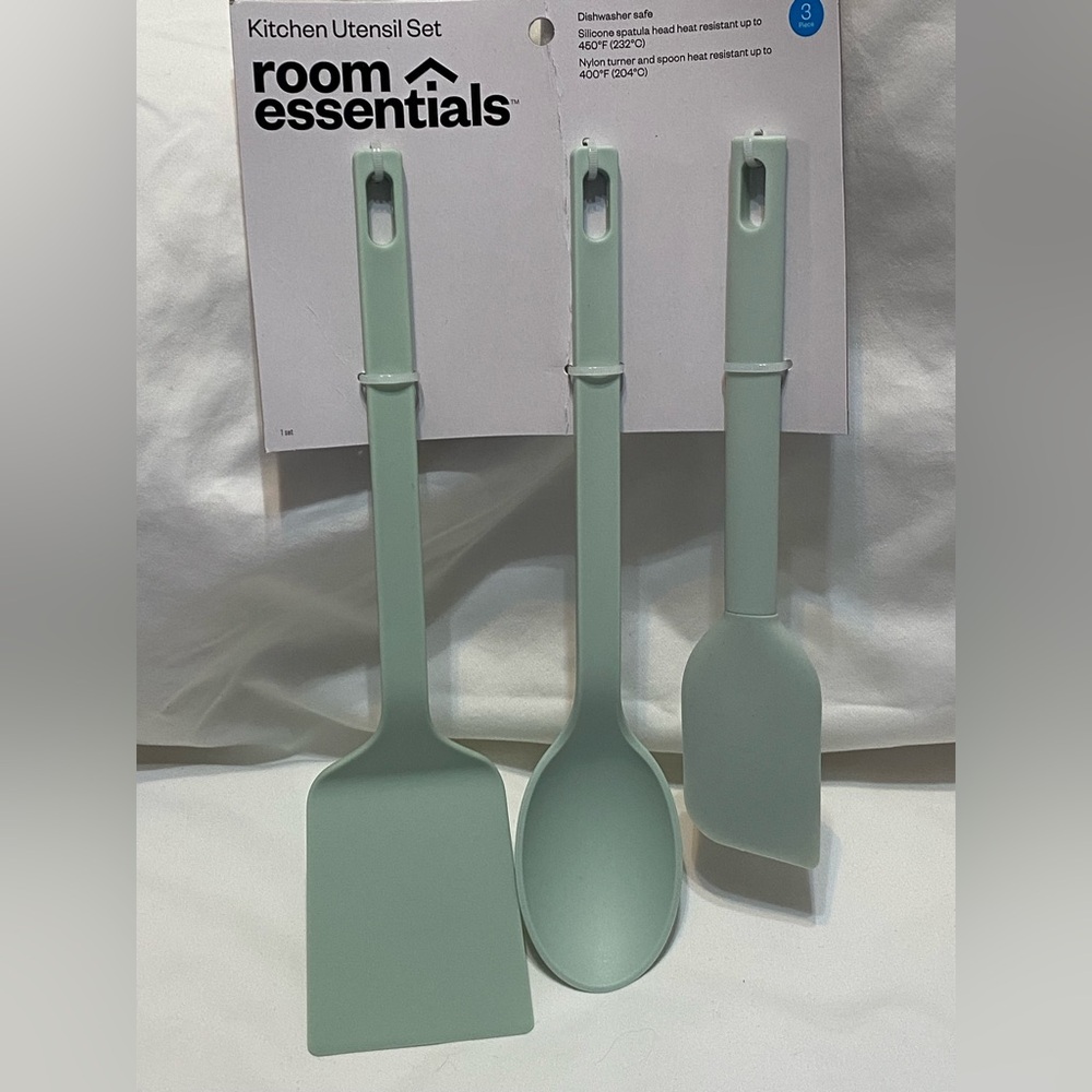 Room Essentials Sage Green Cooking Utensil Trio
